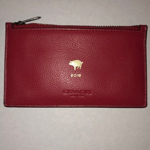 Coach Red Lunar New Year Card Holder